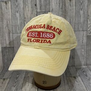 Pensacola Florida women’s yellow distressed souvenir hat